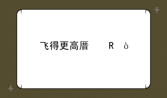 飞得更高原唱？