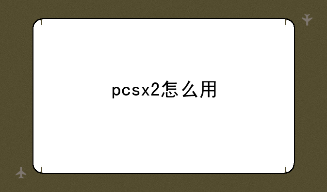 pcsx2怎么用
