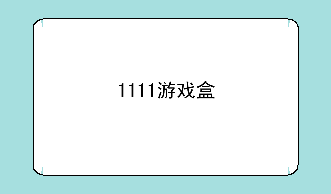 1111游戏盒